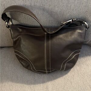 Coach Brown Leather Shoulder Bag